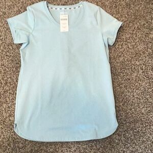 Duluth Trading Co Light Blue Short Sleeve Tee